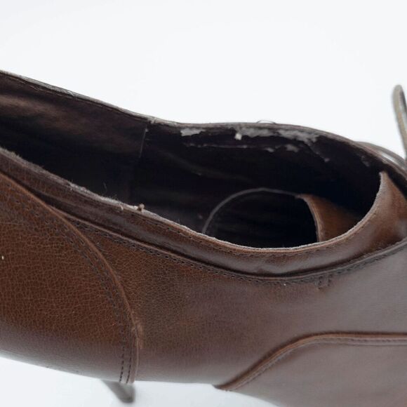 Steve Madden Vulture Leather Heels 11M Laced Oxford - Picture 8 of 11